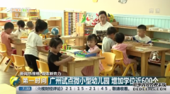 广州试点微小型幼儿园怎么回事？
