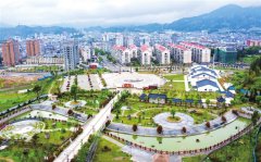 柘荣精心打造城区园林绿化特色景观